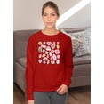 thumbnail image 2 of Cluttered Teen Stickers Sweatshirt Women -Image by Shutterstock, Female 3X-Large, 2 of 4
