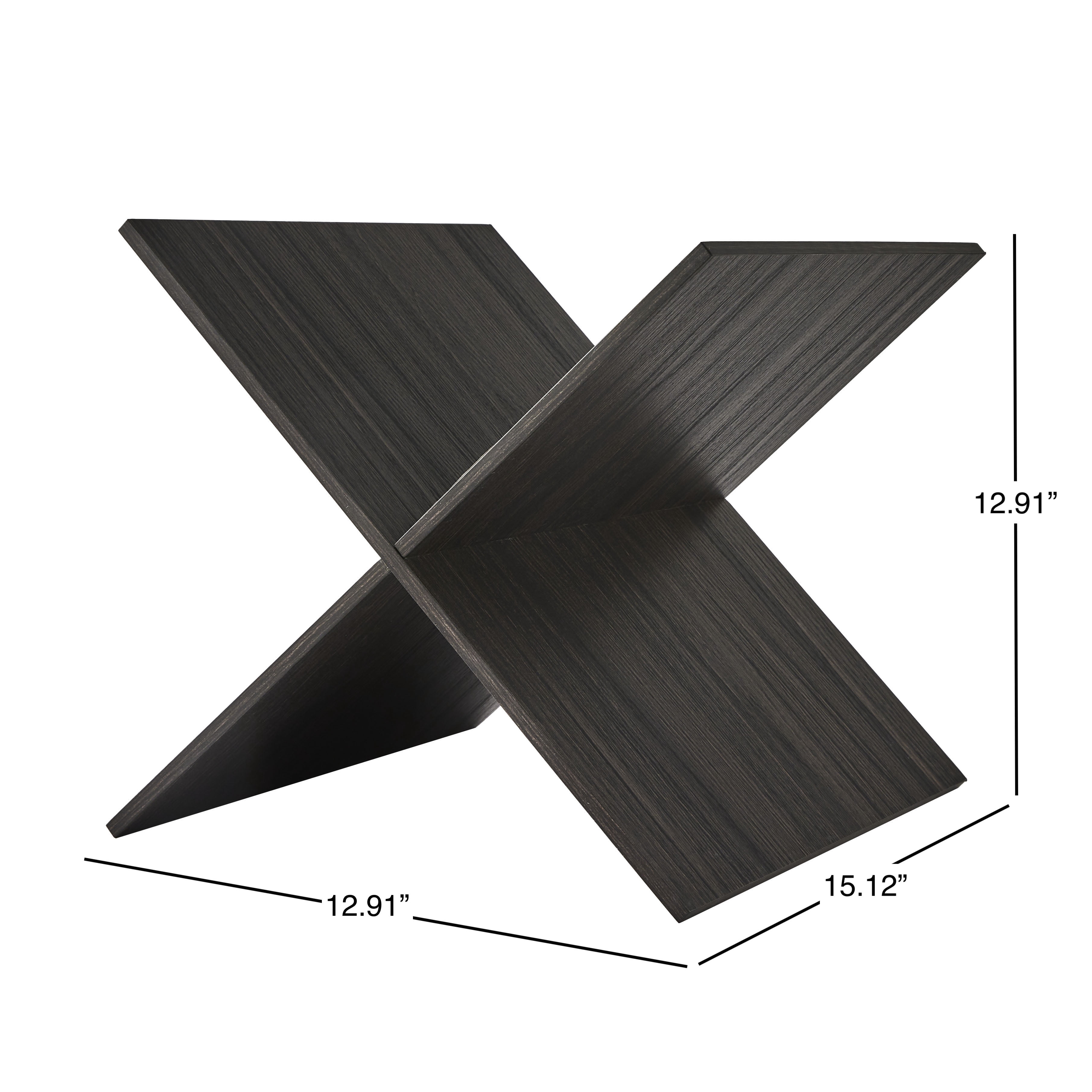 Better Homes & Gardens X Shelf Insert for Cube Organizers, Tobacco Oak