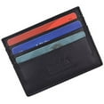 thumbnail image 2 of Moga Slim Leather Wallet Credit Card Case Sleeve Card Holder With ID Window (Black), 2 of 6