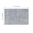 thumbnail image 5 of Rongsi 4 PCS Heat Resistant Placemat, PVC Non-Slip Place Mats for Dining Table, Washable Vinyl Placemats for Kitchen, Set of 4 – Gray, 5 of 7