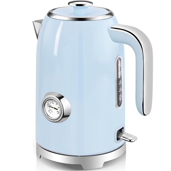 Hervidor eléctrico SUSTEAS 1,7 L 1500 W de acero inoxidable azul