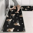 thumbnail image 2 of Kitchen Rugs Sets Of 2,Australian Shepherd Dog and Footprints Anti Fatigue Kitchen Mat Rugs Non Slip Washable,Decorative Kitchen Floor Mats for Kitchen,Sink,Laundry,17"X47", 2 of 5