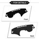 thumbnail image 5 of Cubiertas de tablero de Unique Bargains para BMW Serie 1 2012-2017, alfombrilla de tablero antideslizante de poliéster negra frontal, 5 of 6