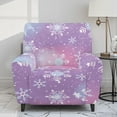 thumbnail image 2 of Kuiaobaty Snowflake Pattern Reclining Slipcover with Elastic Bottom Breathable Recliner Couch Cover Soft Recliner Chair Cover Large Reclining Sofa Slipcover for Pets, 2 of 8