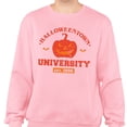 thumbnail image 2 of Halloweentown University Sweatshirt Unisex Small Pink, 2 of 5