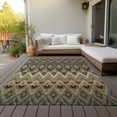 thumbnail image 6 of Addison Rugs Chantille Indoor/Outdoor Transitional Southwest Taupe Washable Rectangle Rug, 10' x 14', 6 of 6