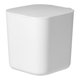 thumbnail image 1 of Yuarrent Mini cubo de basura pequeño creativo, cubo de basura de escritorio, cesto de basura, de hogar, suministros de oficina de plástico, cubo de Almacenamiento y organización del hogar Blanco Yuarrent HA004426-01, 1 of 1