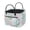 Cherry Blossom Marble, variant on Garronmavis Teal Aztec Pattern Quilted Laundry Basket with Handles, Foldable Large Capacity Laundry Hamper, Decorative Storage Basket for Bedroom Nursery Bathroom Dorm
