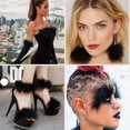 thumbnail image 5 of Faux Marabou Feather Boa - 2 Yards Black Boa Feather, Craft Feathers Scarf for Clothes Accessories Latin Wedding Dress Home Party Costumes Decoration,20 g Feather Boas, 5 of 5