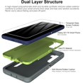 thumbnail image 3 of for Samsung Galaxy S21 FE 5G Case, and Glass Screen Protector, Dust Proof Port Cover, Full Body Protection Durable Rubber Cover Phone Case, Deep Grey, 3 of 16