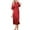 Red, variant on Luxalzxs Satin Robe for Women Long Silk Robes Solid Color Full Length Bathrobe Kimonos Silky Bath Robe Dressing Gowns Bridesmaid Robe