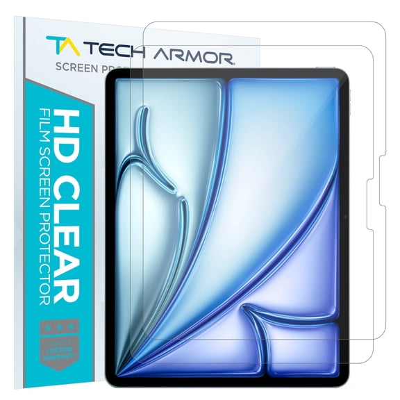 Tech Armor Matte Anti-Glare Film Screen Protector for iPad Air 13 Inch 2024 - Perfect for Drawing, Writing, and Note-taking like on Paper 2 Pack