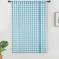 thumbnail image 2 of Tie Up Curtains, Buffalo Plaid Yarn Dyed Adjustable Kitchen Cafe Tie Up Curtain Valance, 2 of 9