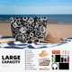 thumbnail image 5 of Disketp Metallic Gears Bolsa de Playa de Gran Capacidad, Bolso Impermeable y a Prueba de Arena para Mujer, Ideal para Playa, Piscina y Natación, 5 of 7