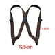 thumbnail image 5 of Tirantes para hombre, correas elásticas duraderas, versátiles, cómodos, cinturón trasero, pantalones, tirantes para bodas, disfraces, negocios, coro, Café Yinane Tirantes para hombre, 5 of 8