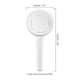 thumbnail image 2 of Moyic Cabezal de ducha de baño chorro de alta presión baño presurizado ahorro de agua cabezal de ducha boquilla de SPA rociador de lluvia de Juegos de accesorios de baño Moyic JJ17832-00, 2 of 6