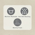 thumbnail image 4 of Better Homes & Gardens 20" x 34" Signature Soft Cotton Memory Foam Bath Rug, Vanilla Dream, 4 of 12
