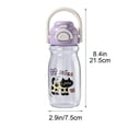 thumbnail image 3 of 700ml High Capacity Straw Cup Water Bottle,Heat Resistant Portable Leak Proof Drinking Mug With Straw Lid For Travel Office Outdoor Hydration Use Durable Reusable Beverage Container Straw Cup, 3 of 5