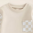thumbnail image 4 of HCNTES Toddler Boy Winter Clothes Toddler Baby Boy Clothes 1T 2T 3T 4T 5T Fall Winter Outfits Contrast Color Long Sleeve Sweatshirt + Pants Sets Baby Winter Clothes, 4 of 5
