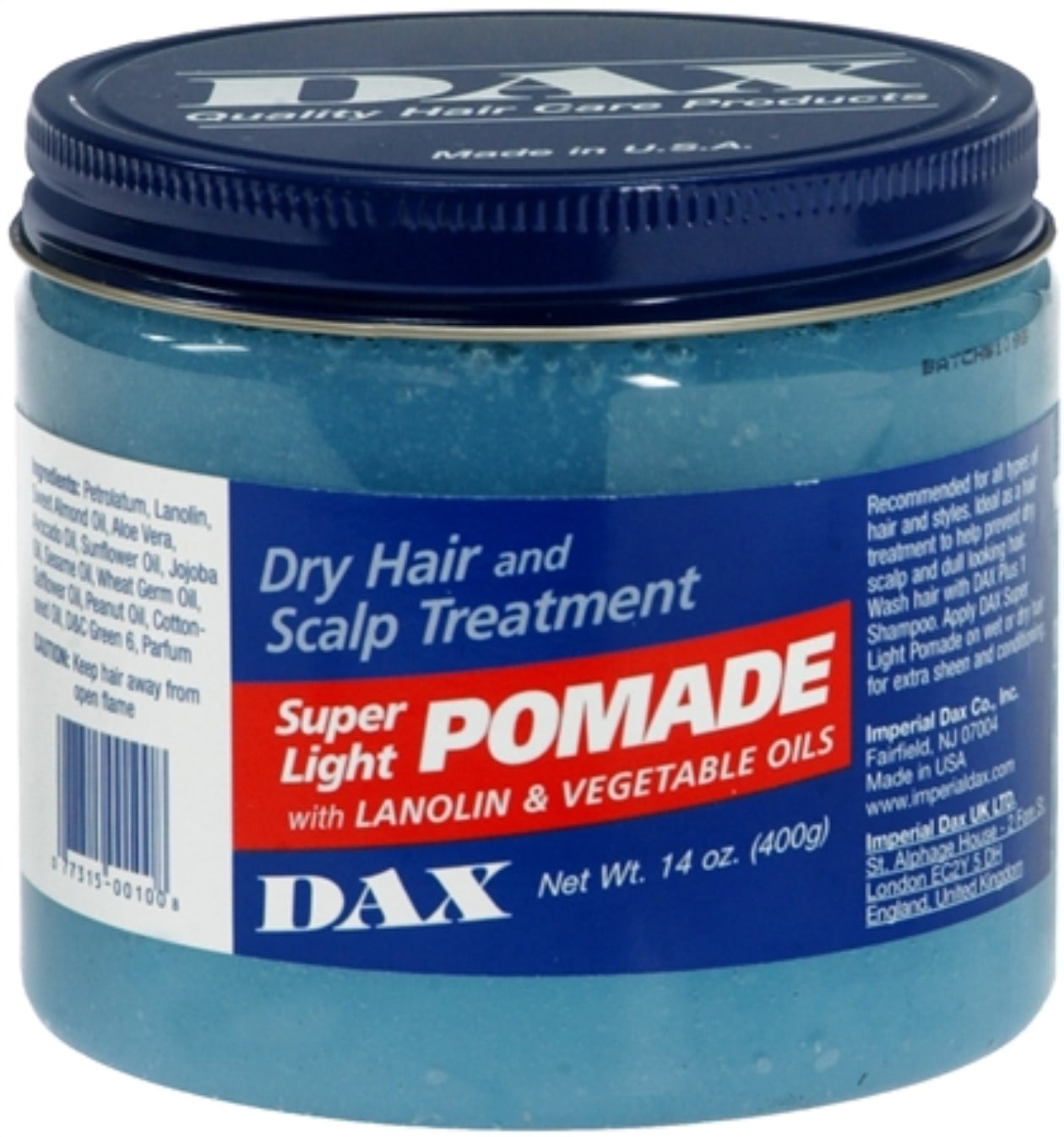 Dax Pomade 14oz - PRINCESSA Beauty Products