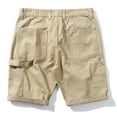 thumbnail image 6 of XDZJLR Men Shorts High Street Harbor Wind Trend Large Size Loose Outside To Wear Five Point Knee Length Short Khaki L, 6 of 6