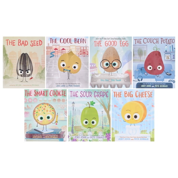 The Food Group Series By Jory John Illustrated 7 Picture Books Set - Ages 4-8 - Paperback