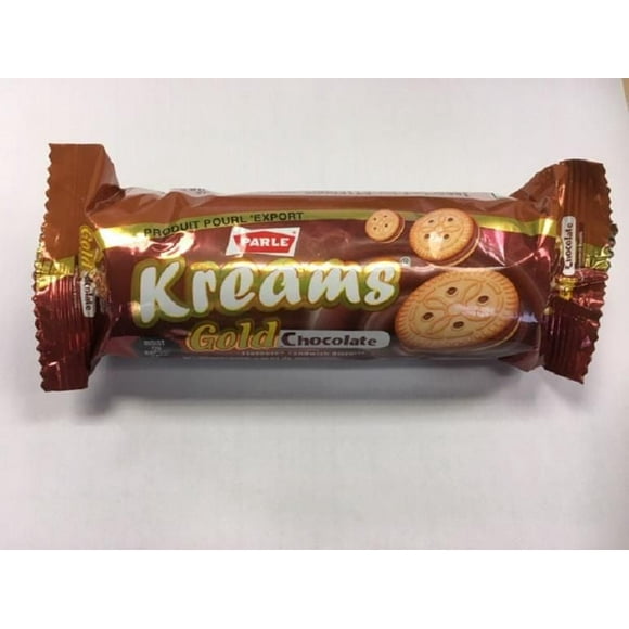 Parle Kreams Chocolate, Flavoured Sandwich Biscuits