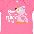 thumbnail image 4 of Inktastic New to the Flock Cute Baby Flamingo Boys or Girls Baby Bodysuit, 4 of 5