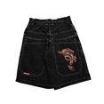 thumbnail image 1 of 2024 Y2k hombres pantalones cortos estampado Harajuku pantalones vaqueros holgados para hombres Hip Hop pantalones cortos casuales verano otoño pantalones cortos vaqueros góticos S-3XL, 1 of 5