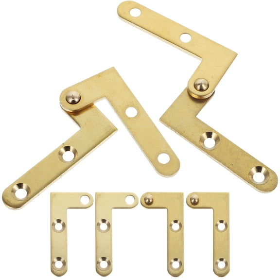 4 Sets Door Hinges Up and down Pivot Bedroom Rotatable