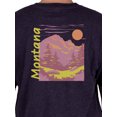 thumbnail image 2 of Unisex Montana State Graphic Tee, Triblend T-Shirt from Home Free, Sizes S-2XL, 2 of 5