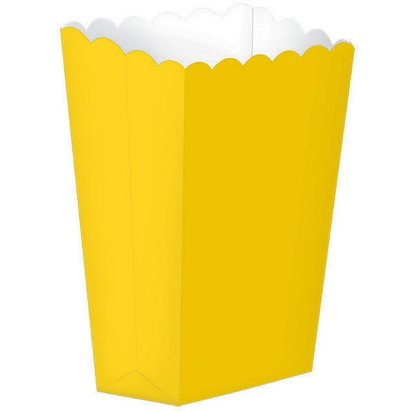 Popcorn Boxes, Small | Yellow Sunshine | Party Accessory