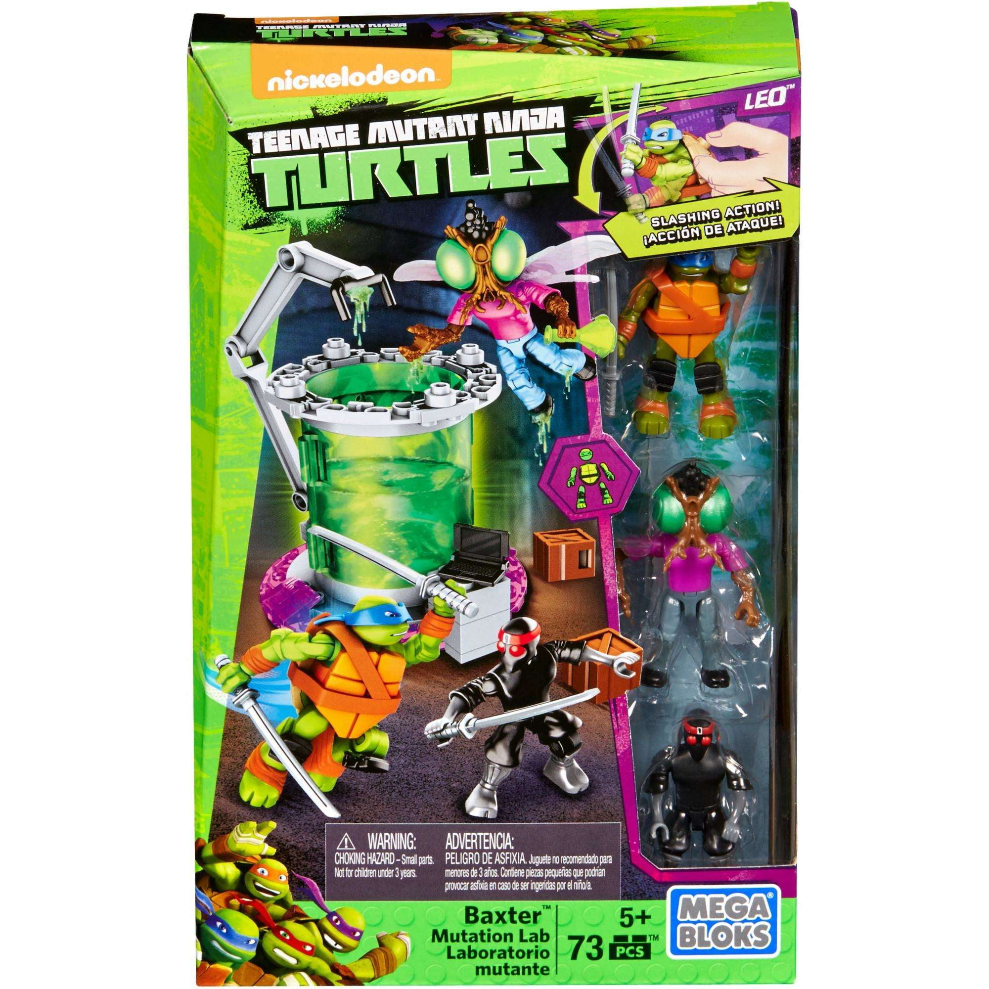 Mega Bloks Teenage Mutant Ninja Turtles Baxter mutation Lab ~ Neuf ~ 