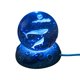thumbnail image 1 of Crystal Night Light Luminous Resin Base Glass Crafts Desktop Decoration, 1 of 1