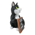 thumbnail image 6 of Ebros Black White Cat W/ Please Seat Yourself Sign Decorative Toilet Figurine, 6 of 7