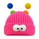 thumbnail image 2 of Gorro de lana con forma de monstruo de ojos grandes y dibujos animados para mujer, otoño e invierno, bonito y divertido gorro de punto para pareja que hace que la cara parezca pequeña, 2 of 6