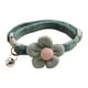 thumbnail image 1 of Collar para gatos con cascabel, ajustable, para perros, collares básicos, accesorios para el cuello, collares para perros verde oscuro, 1 of 9