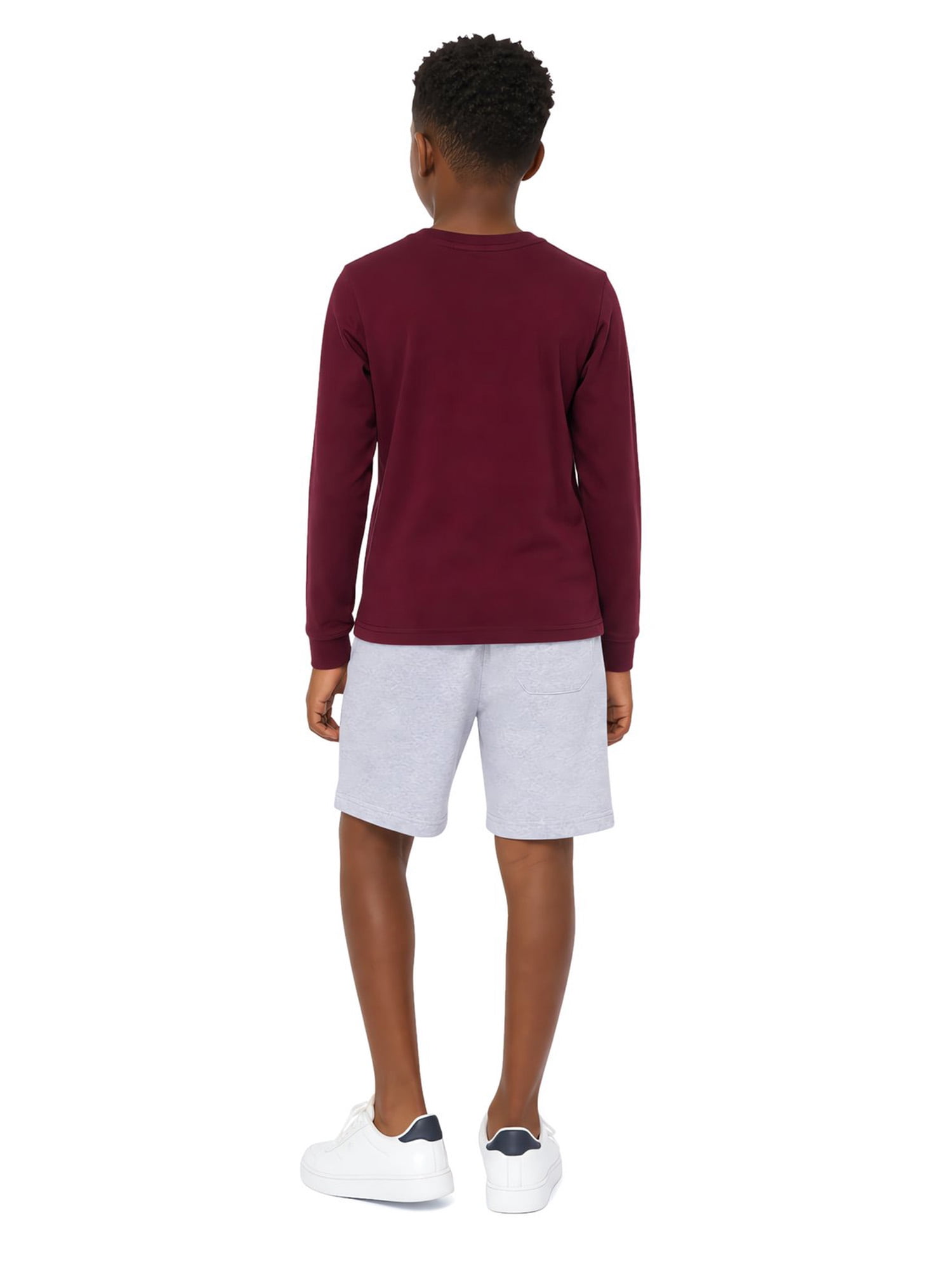 U.S. Polo Assn. Boys Long Sleeve Crewneck Shirt, Sizes 4-18