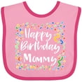 thumbnail image 3 of Inktastic Happy Birthday Mommy Boys or Girls Baby Bib, 3 of 4