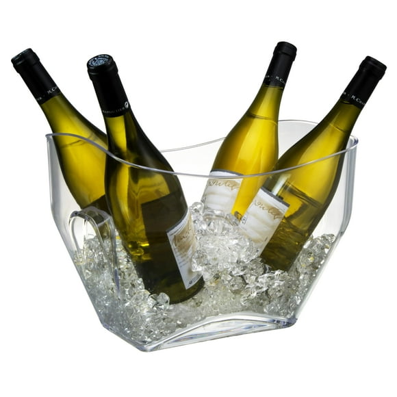 On Ice Beverage Tub, 12.5" x 8.5" x 9.75", Clear