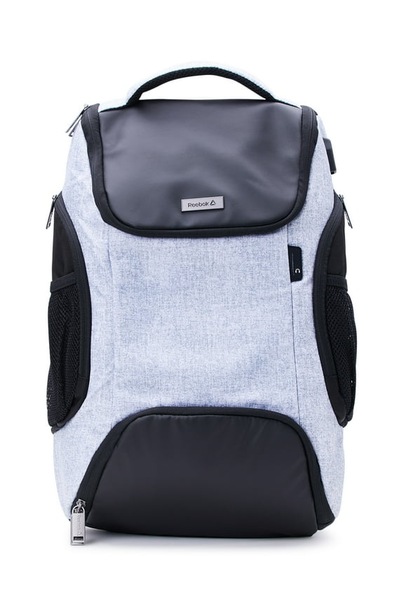 Unisex Nolan Tech USB Laptop 18" Backpack, Light Grey
