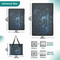 thumbnail image 2 of Extra Large Picnic Beach Blanket Waterproof Sand Proof Portable Outdoor Mat Star Constellation 60x80, 2 of 9