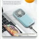 thumbnail image 5 of Ventilador de Mano Portátil, Mini Ventilador Recargable con 3 Velocidades,Ventilador de Escritorio por USB 3000 mAh, para Oficina, Hogar, Al Aire Libre (Plástico, Azul Ligero), 5 of 5