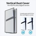 thumbnail image 2 of Transparent Vertical Dust Cover for PS5 Pro Game Console,  Anti-Scratch EVA Dustproof Shell Protective Case for Playsation 5 Pro Game Accessories, 2 of 11