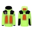 thumbnail image 1 of RXIRUCGD USB Intelligent Constant Temperature Heated Windproof Plus Size Coat For Men And Women Winter 4 Heated Jacket Coat( Green, Size:XL ), 1 of 3