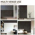 thumbnail image 5 of Peel and Stick PVC Slat Wall Panel, 118" x 15.75" Self Adhesive Faux Oak Wood Grain – 3D Soundproof Wall Panels for Ceilings, 5 of 7