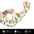 thumbnail image 3 of Lsque Travel Elements Cooling Arm Sleeves for Men & Women -Compression Sleeves to Cover Arms for Working,Sun Sleeves for UV Protection,Breathable, Moisture-Wicking, 3 of 8