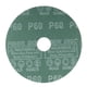 thumbnail image 3 of Discos de fibra de resina de óxido de aluminio de 5 pulgadas x 7/8 pulgadas, discos de lijado y pulido de grano 60, 10 piezas, 3 of 4