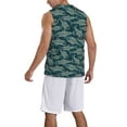 thumbnail image 2 of Honeii Fish Style print basktball shirt for men and women, Unisex basketball jersey for Theme party-Medium, 2 of 6