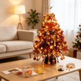 thumbnail image 6 of DIY Beaded Christmas Tree Kit, Maple Crystal Holiday Craft Set for Adults, Colorful Beads, Ornament Charms, Metal Frame, Warm Glow Display, Tabletop Decor, Christmas Gift, 6 of 6